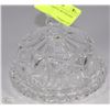 Image 1 : PINWHEEL CRYSTAL BUTTER DISH