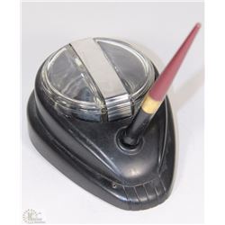 VINTAGE BAKELITE DIP-LESS FOUNTAIN INKWELL & PEN