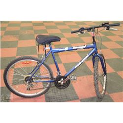 BLUE SUPERCYCLE BIKE 26" WHEELS 18 SPEED