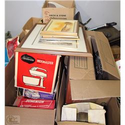 ESTATE PALLET OF ASST HOUSEHOLD MISC, COLLECTIBLES