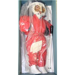 ABERCROMBIE AND FITCH SKIING OWL ORNAMENT