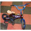 Image 1 : SPIDERMAN KIDS BIKE WITH TRAINING WHEELS 12" TIRES