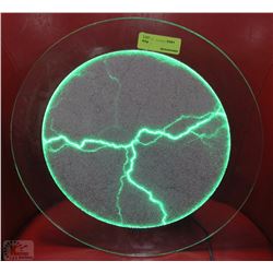 ROUND GLASS "ELECTRICITY" PARTY LITE