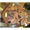 Image 1 : WOOD CARVED GERMAN CUCKOO CLOCK