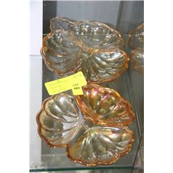 PAIR OF DEPRESSION GLASS DISHES