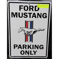 FORD MUSTANG TIN SIGN