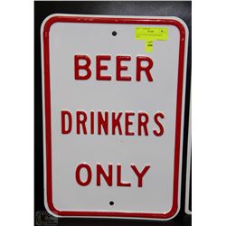 HEAVY METAL BEER DRINKERS SIGN