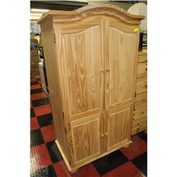 LARGE PINE TV ARMOIRE