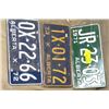 Image 1 : 1971-73 LICENSE PLATE COLLECTION