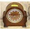 Image 1 : VINTAGE BENTIMA ENGLISH OAK MANTLE CLOCK