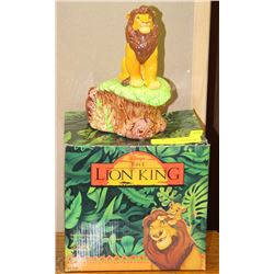 LION KING MUSIC BOX WITH ORIGINAL RECEIPT