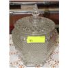 Image 1 : CUT GLASS COOKIE JAR