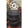 Image 1 : 4 TIRES 5 RIMS BF GOODRICH ALL TERRAIN T/A