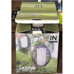 2 LECAGE CANDLE HOLDERS