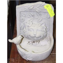 MAGNETIZED WALL GARDEN BIRD BATH