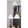 Image 1 : SET OF 3 ADJUSTABLE LAMPS 1 FLOOR + 2 TABLE LAMPS