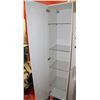 Image 1 : WHITE PANTRY WITH GLASS SHELVES 15"X15"X77"H