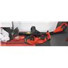 Image 1 : B&D RECHARGEABLE HEDGE TRIMMER WITH WEED EATER