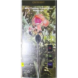 CASE OF 4 MIXED BOX OF SOLAR CRACKLE GLASS STAKE