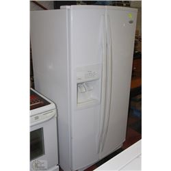 WHIRLPOOL GOLD SIDE BY SIDE FRIDGE WITH INDOOR