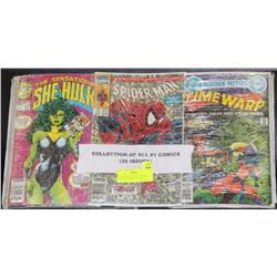 COLLECTION OF ALL #1 COMICS INCLUDING MARVEL,DC &