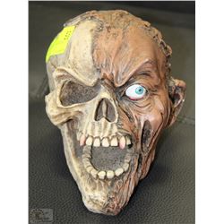 DECORATIVE DECAYING SKULL HEAD