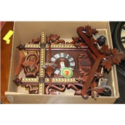 NEW IN BOX VINTAGE GERMAN CUCKOO CLOCK