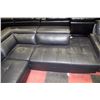 Image 2 : NEW BLACK LEATHERETTE LARGE LIFT BACK SECTIONAL