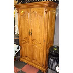 OAK ARMOIRE