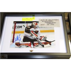 NIKLAS BACKSTROM GUARANTEED AUTHENTIC AUTOGRAPH
