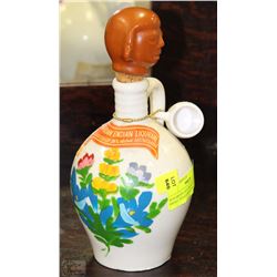 BAVARIAN LIQUOR BOTTLE WITH SMALL SHOOTER GLASS