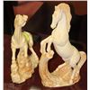 Image 1 : PAIR OF STALLION SCULPTURES