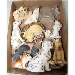LOT OF 10 COLLECTIBLE DOG FIGURINES