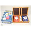 Image 1 : LOT OF PLAYING CARDS AND POKER CHIPS AND DICE AND