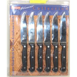 ROSCAN 6PC NEW STEAK KNIFE SET
