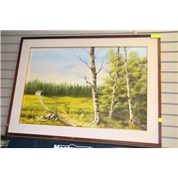 ORIGINAL OIL PAINTING ON CANVAS BY T. CRISTA