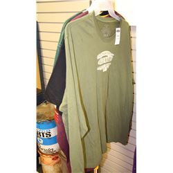5 NEW MENS T SHIRTS ,LONG AND SHORT SLEEVE