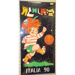 ITALIA 90 LARGE FRAMED PICTURE