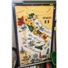 Image 1 : ITALIA MAP FRAMED 33"X57"
