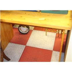 PINE DESK WITH 3 DRAWERS