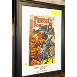 FANTASTIC FOUR VINTAGE 12CENT COMIC BOOK DISPLAY T