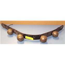 LEATHER STRAP HORSE SLEIGH BELLS