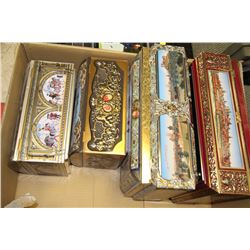 LOT 4 DECORATIVE TINS