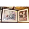Image 1 : TWO VINTAGE SHADOWBOX FRAMED 3D PICTURES