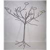 Image 1 : WROUGHT IRON CANDLE/FLOWER HOLDER TREE 31" HIGH