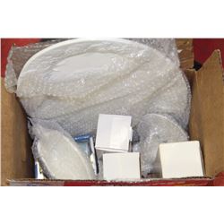 BOX WITH TURKEY PLATTER , SALT & PEPPER SHAKERS,