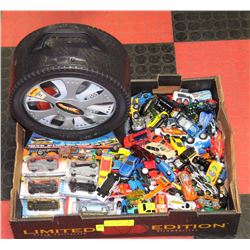LOT OF 100 HOT WHEELS CARS  & CASE