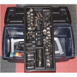 NEW MASTERCRAFT TOOL BOX WITH STANLEY SOCKET