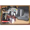 Image 1 : NINTENDO N64 CONSOLE WITH 2 CONTROLLERS AND