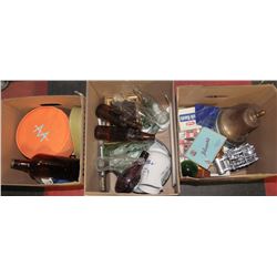 3 BOXES OF ESTATE COLLECTIBLES